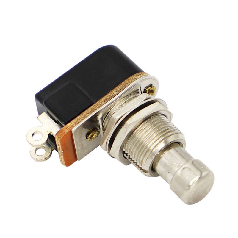 Fir กีตาร์ไฟฟ้ากล่องเหยียบ Momentary Soft Push ปุ่ม Stomp Foot Switch