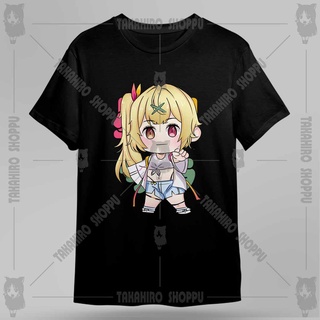 เสื้อยืดโอเวอร์ไซส์เสื้อยืด พิมพ์ลาย DTF Nijisanji HOSHIKAWAS-3XL