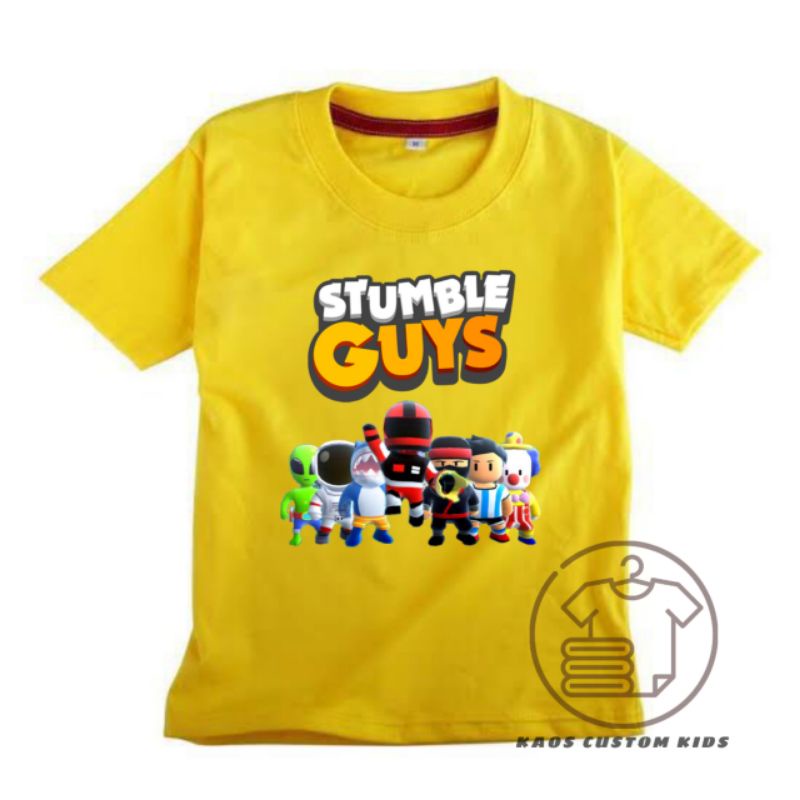 STUMBLE GUYS CHILDRENS T-SHIRTS, เสื้อยืดเด็ก Stumble Guys minicraft