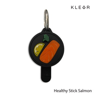 KlearObject Healthy Stick-Salmon ที่กดปุ่มอนามัย ที่กดลิฟท์ ATM แท่งกดปุ่มอะคริลิค ชุดอาหารเช้าแซลมอน