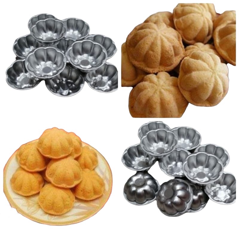 แม่พิมพ์เค้กฟองน้ํารูปมังคุด บรรจุ 12 ชิ้น