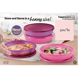 Tupperware แท้ โคมโมดูล่าขนาดใหญ่ 2 ลิตร สีสวย น่าใช้ ฝาแน่นสนิทแกงไม่หกเลอะเทอะจ้า