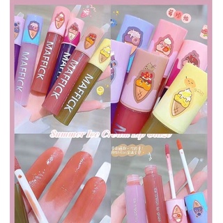 MAFFICK Lip Glaze ลิปสติก เคลือบริมฝีปาก เนื้อครีมนุ่ม ติดทนนาน