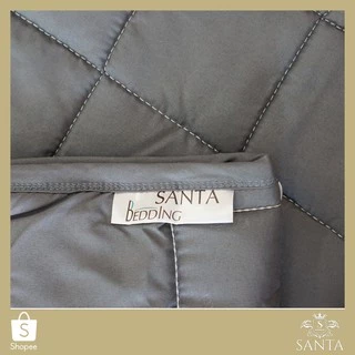 SANTA ผ้ารองกันเปื้อน ที่นอน สีเทา Premium Supersoft Protector