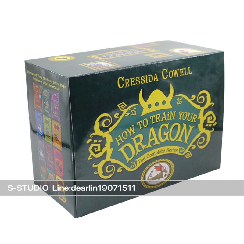 How To Train Your Dragon ภาษาอังกฤษ Collection Set By Cressida Cowell Set of 12 books