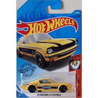 Hot Wheels 2019 Muscle Mania No.72 65 Mustang 2+2 Fastback