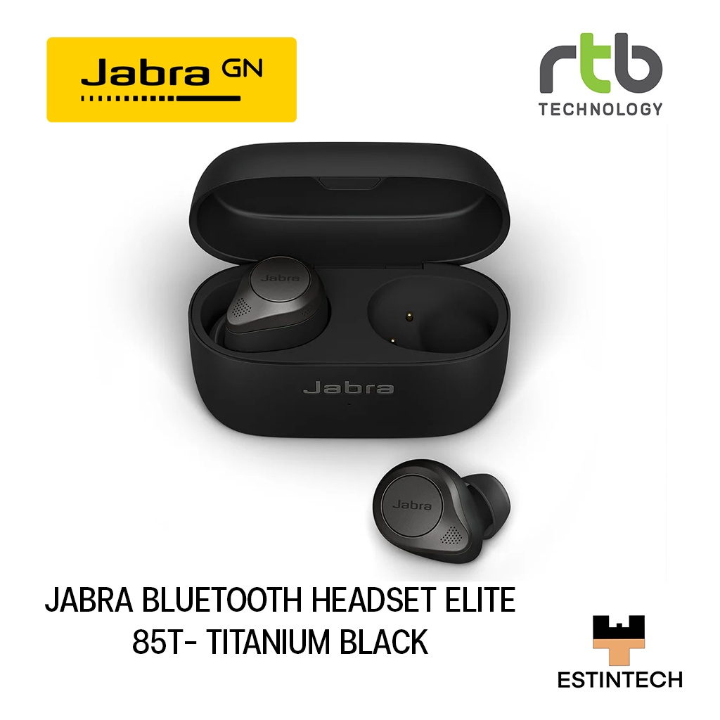 HEADSET (หูฟัง) Jabra Bluetooth Headset Elite 85T - Titanium Black ของใหม่ประกัน 2ปี