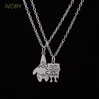 Ivory สร้อยคอโซ่จี้รูปดาวสไตล์เกาหลีเครื่องประดับแฟชั่นผู้ชาย