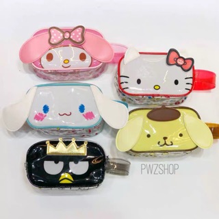 กระเป๋า Sanrio กระเป๋าดินสอ กล่องดินสอ กระเป๋าใส่เครื่องสำอาง Hello Kitty Mymelody Cinnamonrol ซานริโอ คิตตี้ มายเมโลดี้