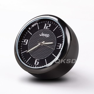 รถยนต์นาฬิกาควอตซ์นาฬิกาส่องสว่าง Car Clock JEEP Logo Grand Cherokee Wrangler Unlimited