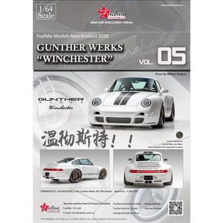 Fuelme 1/64 : FM64005PG-E : Gunther Werks 400R (993) Winchester Snow