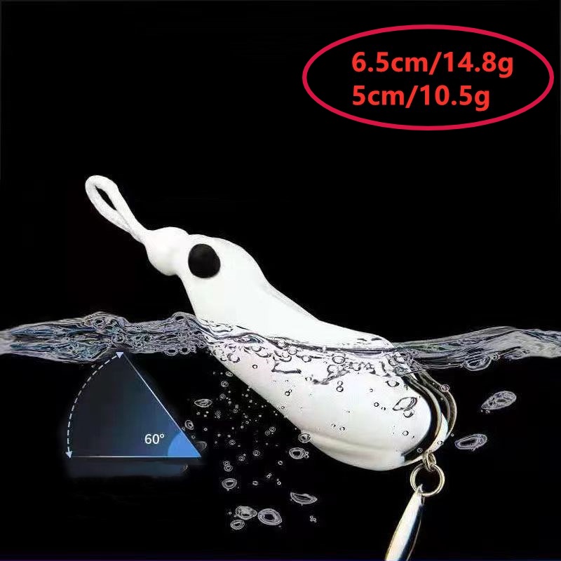 กบยาง เหยื่อปลอม เหยื่อตกปลา รูปกบ แบบนิ่ม 10.5 กรัม 14.8 กรัม Super Frog Lure