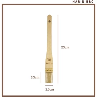 (2ด้าม) แปรงขนธรรมชาติ SN4127 1คู่ / Pastry Wool Brush SN 41274 1pair (2pcs)