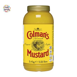 Colman’s Original English Mustard 2.4 kg โคลเเมนส์ ออริจินัล อิงลิช มัสตาร์ด 2.4 กิโลกรัม