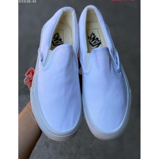 (พร้อมกล่อง)รองเท้าผ้าใบแบบslip on Size  36-45 สินค้าใหม่💯% มีบริการเก็บปลายทาง  A