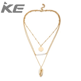 Jewelry Popular Shell Necklaces Pearl Disc MultiWomens Necklaces for girls for women low pric