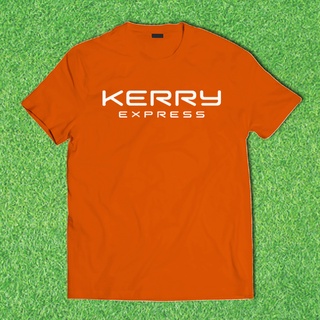 [ขายดี]เสื้อ​ยืด ส​กรีนลายโลโก้ Kerry Flash J&amp;T สุดฮิต ผ้า Cotton100% เสื้อยืดแฟชั่น ราคาถูก eQ2m