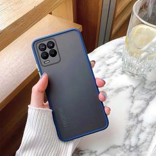 Case Realme 8 5G เคสกันกระแทก ปุ่มสีผิวด้าน ขอบนิ่มหลังขุ่น เคสกันกล้อง Realme8 พร้อมส่ง ส่งจากไทย