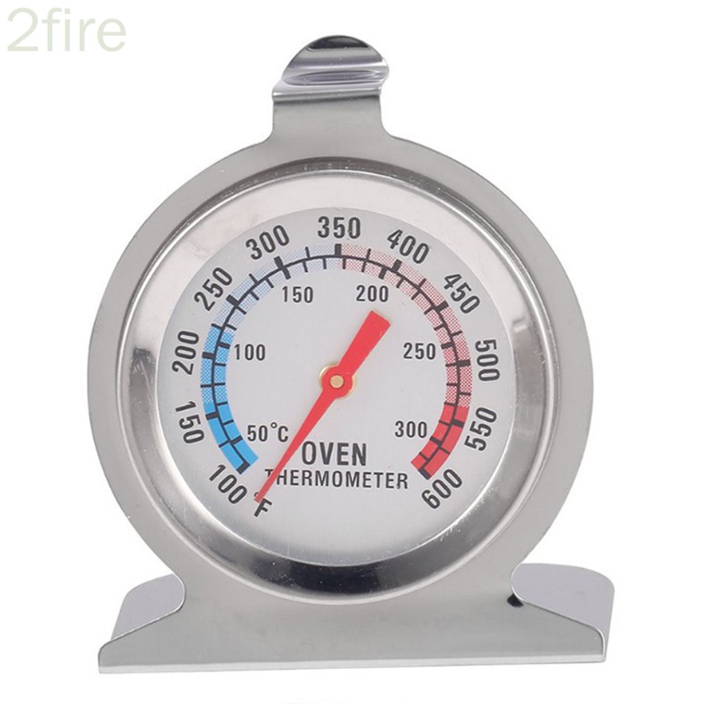 Food Meat Grill Stand Up Dial Oven Thermometer Stainless Steel Kitchen