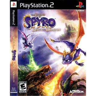 แผ่นเกมส์ Legend of Spyro The Dawn of the Dragon PS2 Playstation2 คุณภาพสูง ราคาถูก