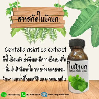 สารสกัดจากใบบัวบก Centella asiatica extract ขนาด30ML