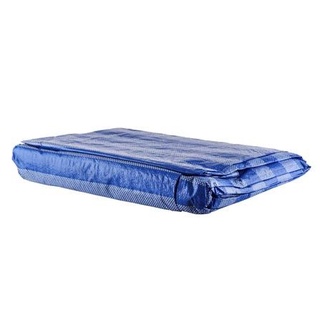FREE HOME ผ้าใบ 4x6 ม. สีฟ้า-ขาว สวน ของใช้ในสวน