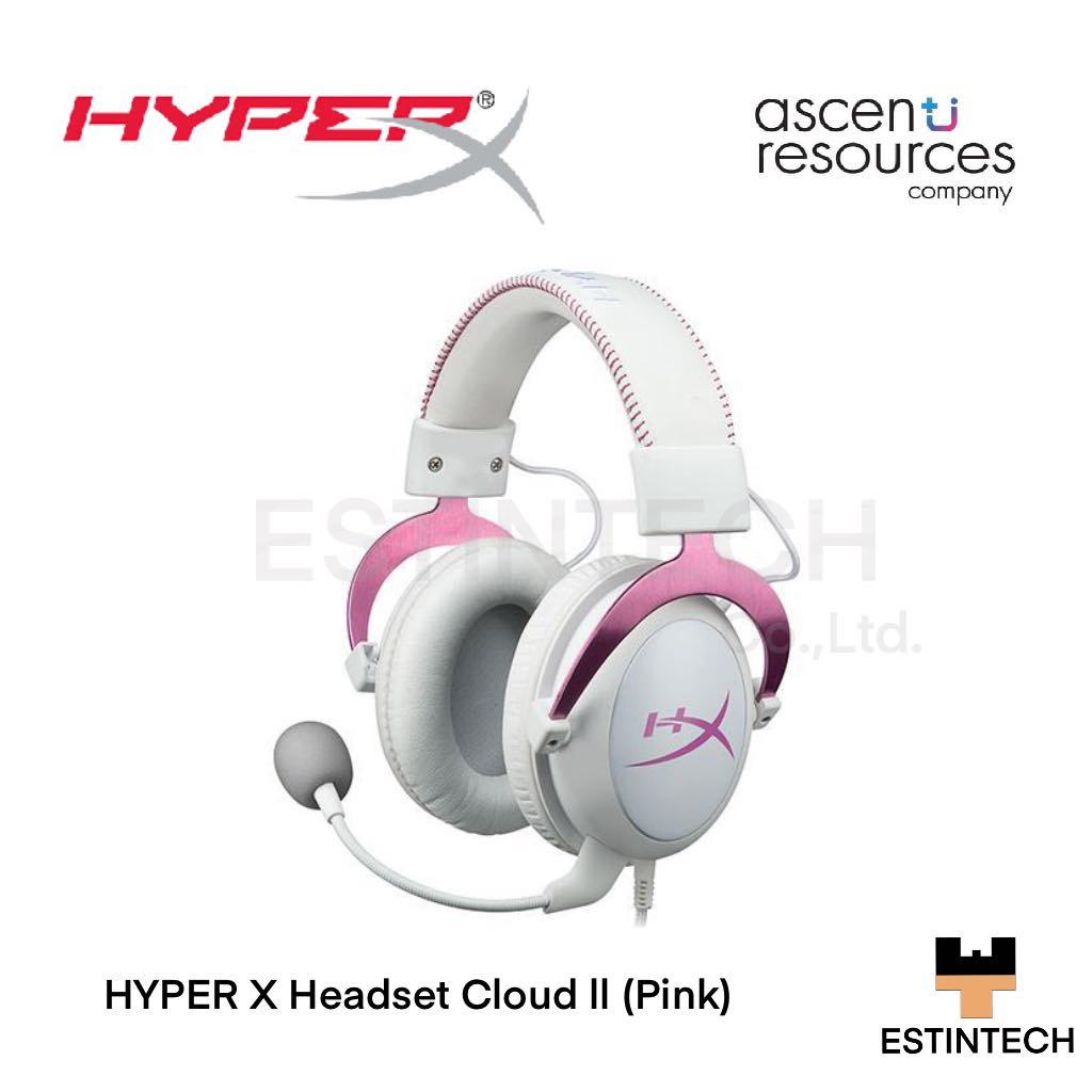 HEADSET (หูฟัง) HyperX Cloud II (Pink) ของใหม่ประกัน 2ปี