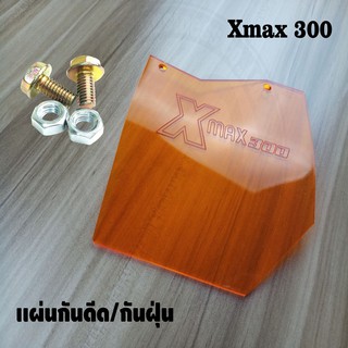 ใหม่ล่าสุด อะคิลิค สีส้มใส แผ่นกันดีด Xmax300