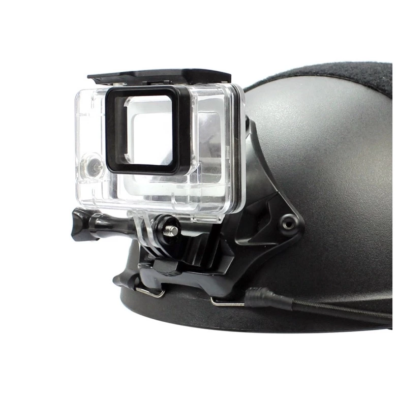 วัสดุอลูมิเนียม ฐานติดหมวก FAST/หมวกทหาร/TACTICAL HELMET สำหรับ กล้องโกโปร กล้องแอคชั่น thumbnail 9