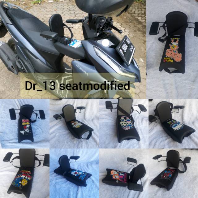 CHILD SEAT PLUS BACKBACK HONDA VARIO BEAT SCOOPY