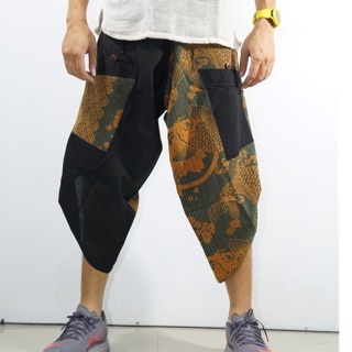 Samurai Pants กางเกงซามูไรเอวยางยืด