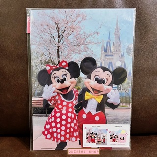 Set แฟ้ม A4 &amp; A5 Mickey &amp; Minnie จาก Tokyo Disney Resort (Limited)