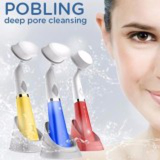 Po Bling Pore Sonic Cleanser Color # Blue แปรงทำความสะอาดผิวหน้า-blue