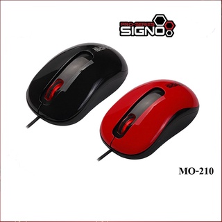 SIGNO เม้าส์ รุ่น MO-210 WIRED BESICO OPTICAL MOUSE