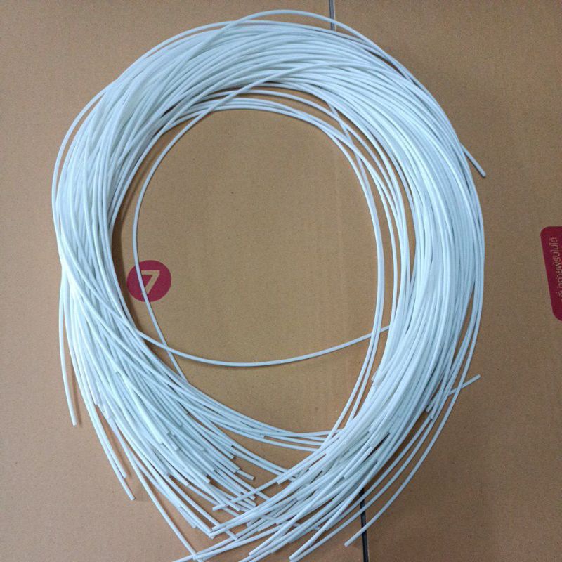 900376  ท่อทนความร้อน 2มิล สีขาว ยาว 1 เมตร