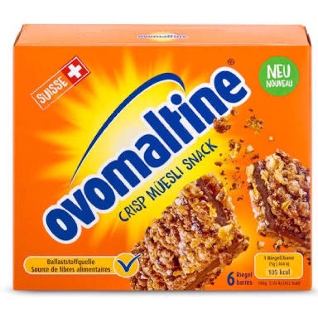 Ovomaltine Crisp Muesli Snack Bar