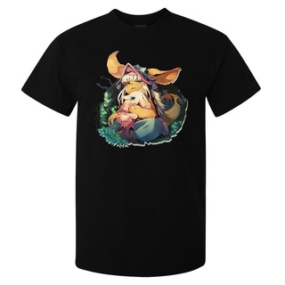 เสื้อท็อป ผ้าฝ้าย พิมพ์ลาย Made In Abyss Nanachi Mitty Artwork สไตล์ฮิปสเตอร์