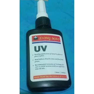 กาว UV ใส 50ml ติดกระจก อะคริลิค