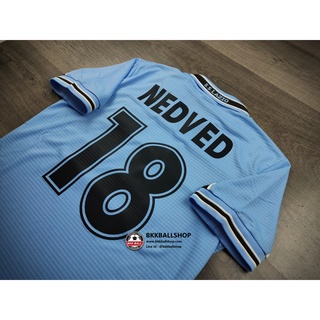 [Retro] - เสื้อฟุตบอล ย้อนยุค Lazio Home ลาซิโอ้ เหย้า 1998/2000 พร้อมเบอร์ชื่อ 18 NEDVED