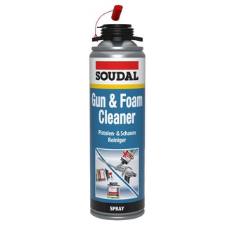 สเปรย์ทำความสะอาด โฟมโพลียูรีเทน ซูดัล (Soudal) ขนาด 500 มิลลิลิตร เก็บได้ 24 เดือนโดยไม่เปิดใช้