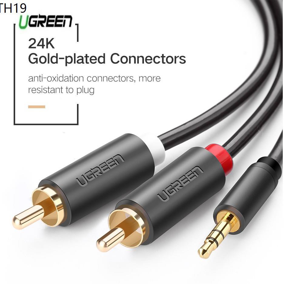 UGreen Audio Cable 3.5mm to RCA สายสัญญาณ Stereo 3.5 to rca