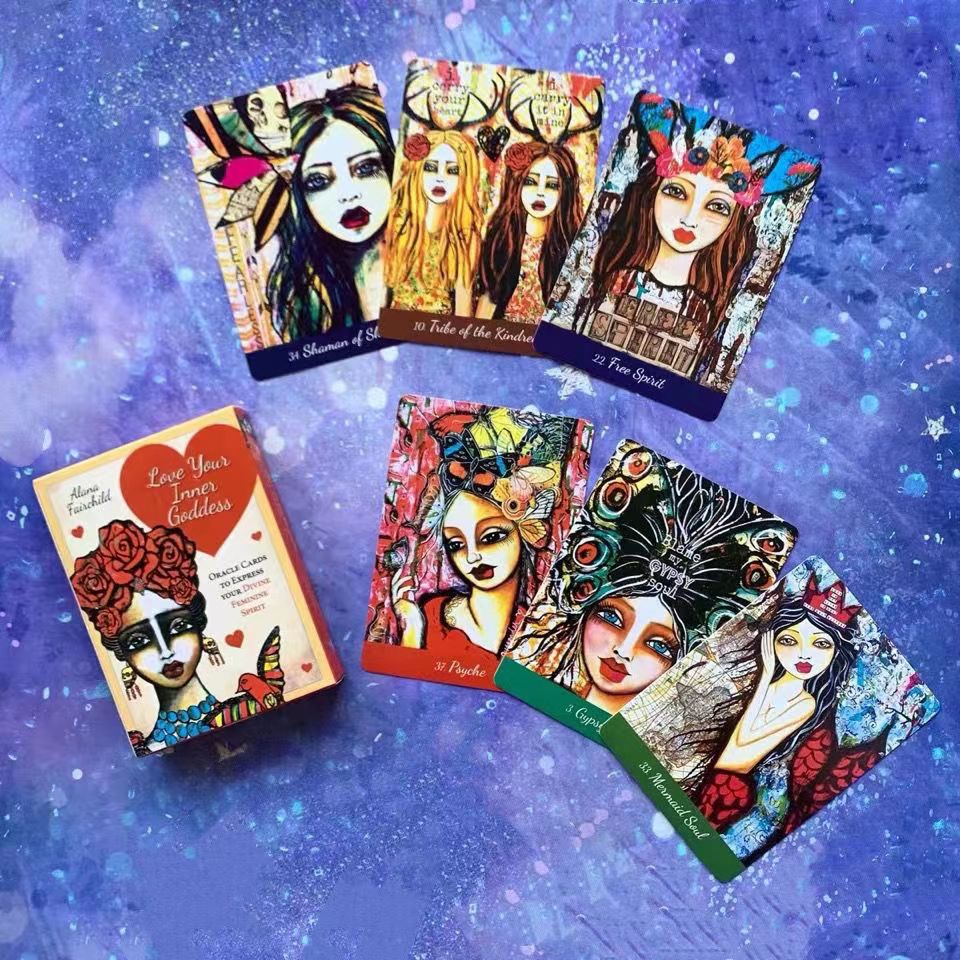Love Your Inner Goddess เกมกระดานการ์ดแบบกําหนดเองภาษาอังกฤษ