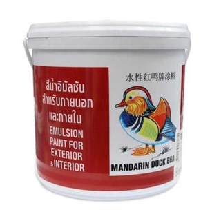 แม่สี สีน้ำอะครีลิก อิมัลชัน สำหรับภายนอกและภายใน เป็ดหงส์ Mandarin Duck ขนาด 1/4แกลลอน (0.9ลิตร)