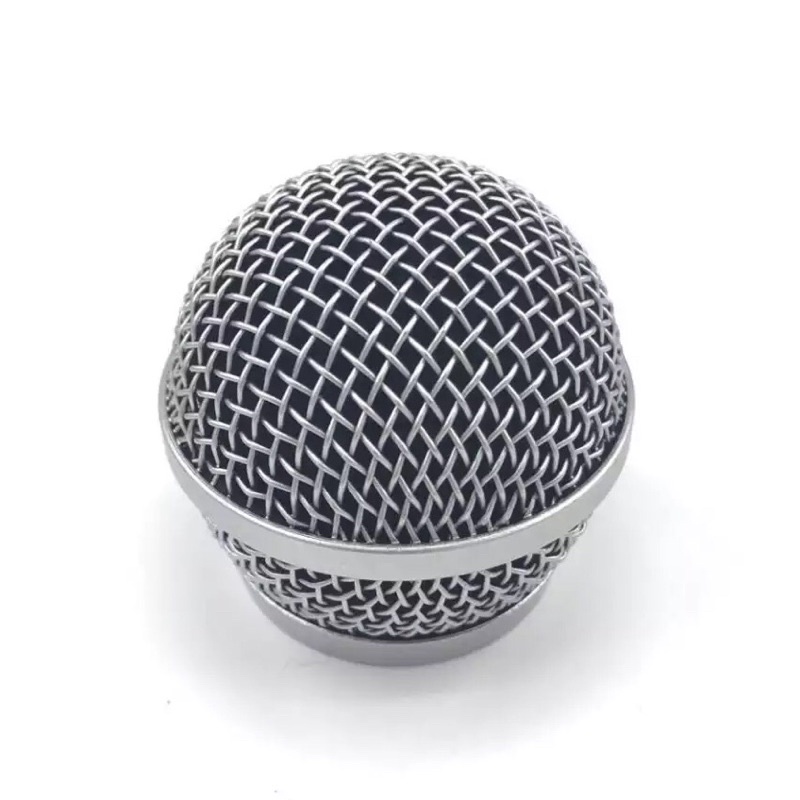 หัวบอลตะแกรง ไมโครโฟน PG48 PG58 PGA48 PGA58 Microphone Grille Ball Head Mesh Fits For PG48 PG58