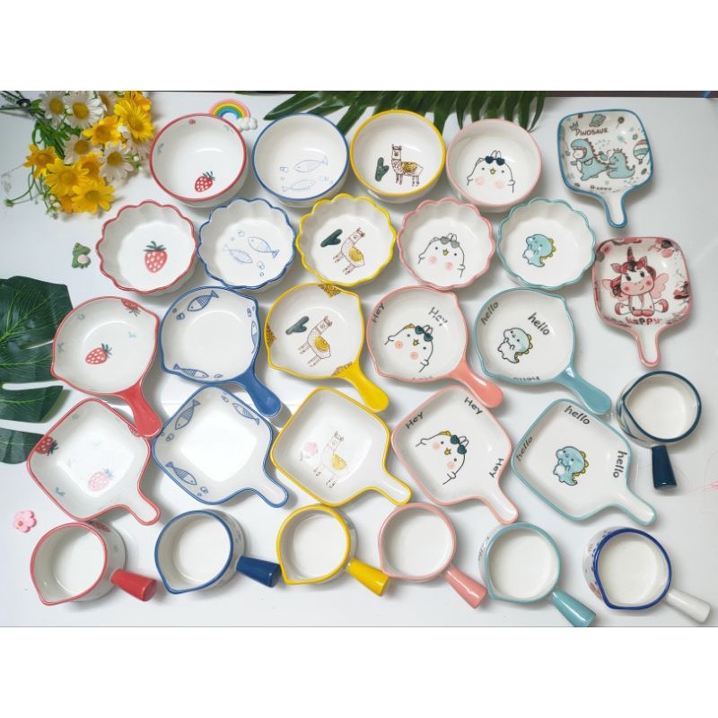 ชามป้อนอาหารเด็กมีลาย ADKN*ADTT*BLW