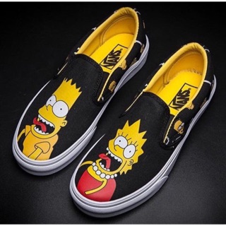 รองเท้า Vans slip on simpsons