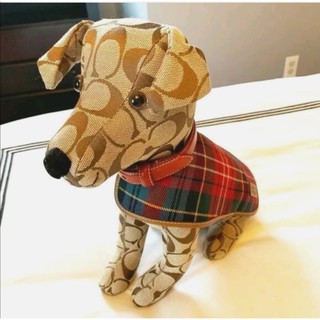 🇺🇲🇺🇲 New Coach Jack Russell Stuffed Dog Khaki Signature Collectible Item ของสะสมตุ๊กตาหมา ของแท้ 100%