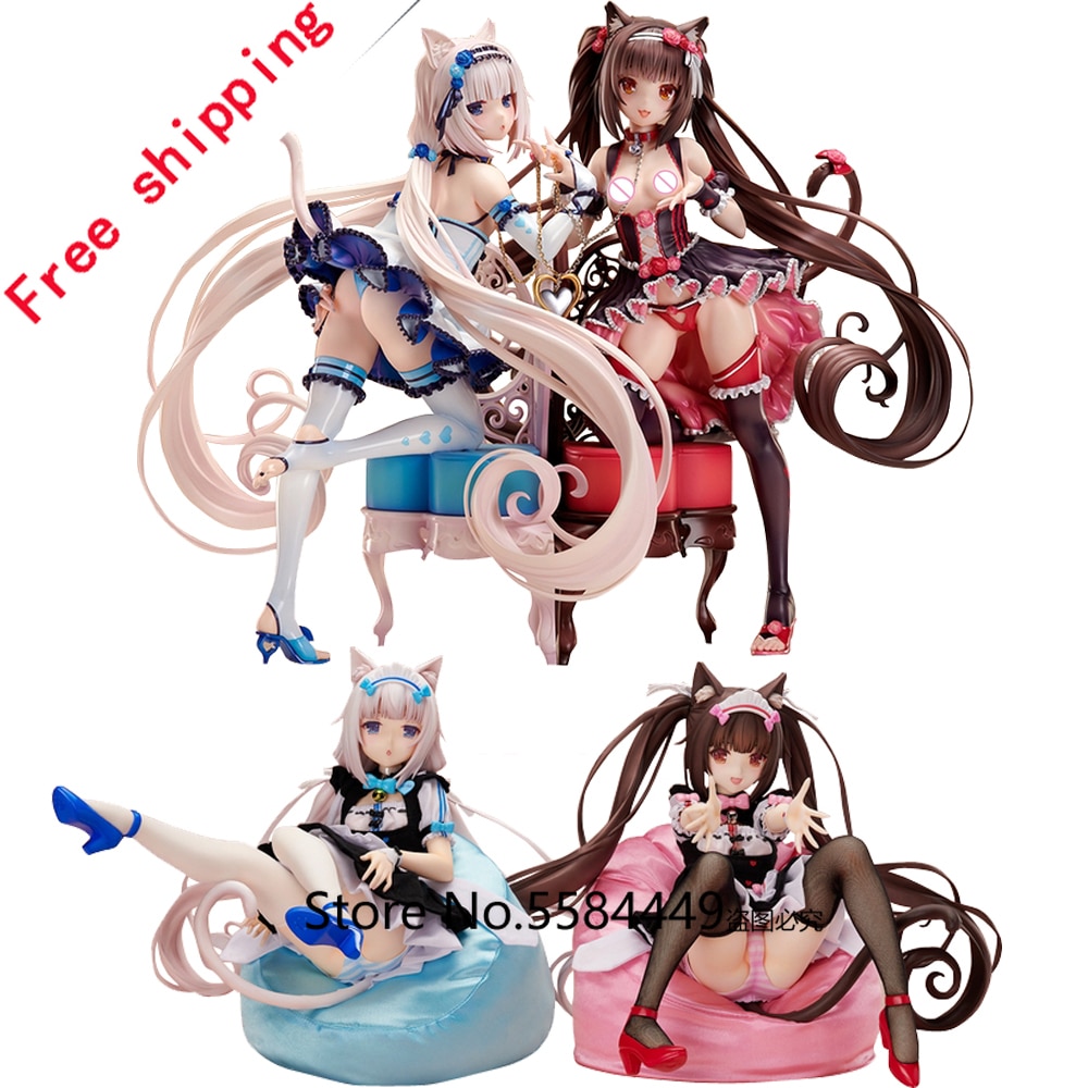 Native Nekopara Chocola Vanilla Pvc Cat Girl Girls Action Figure Japanese Anime Pvc Action