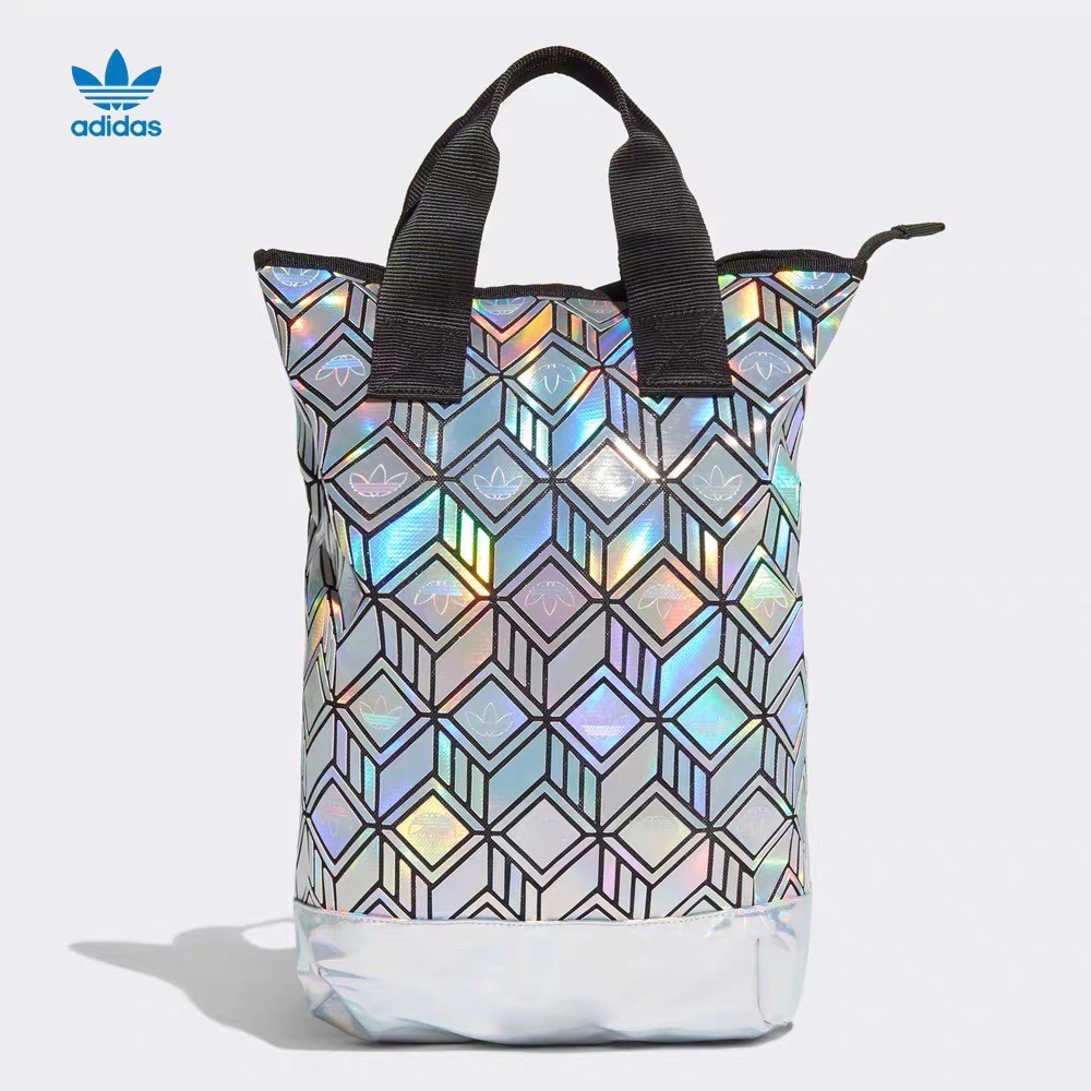 ❤️❤️ [ของแท้ 100%]ฤดูใบไม้ผลิใหม่ 2023 สินค้าใหม่ Adidas clover 3D diamond backpack กระเป๋าเป้กีฬาผู้ชายและผู้หญิงกระเป๋
