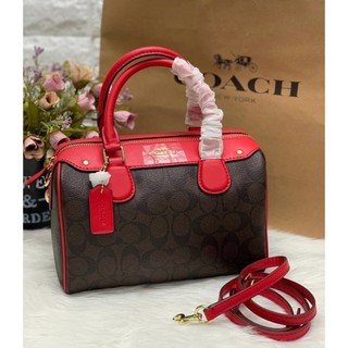 COACH F58312 MINI BENNETT SATCHEL IN SIGNATURE